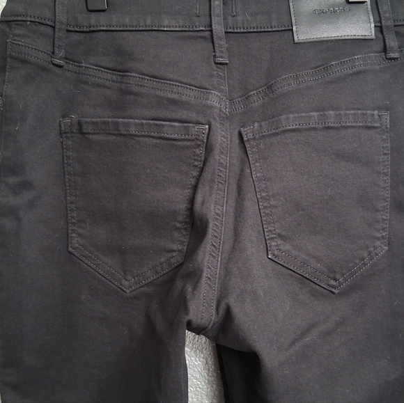 NWT Express High Rise Skinny Black Jeans    Size 2R - Picture 5 of 11
